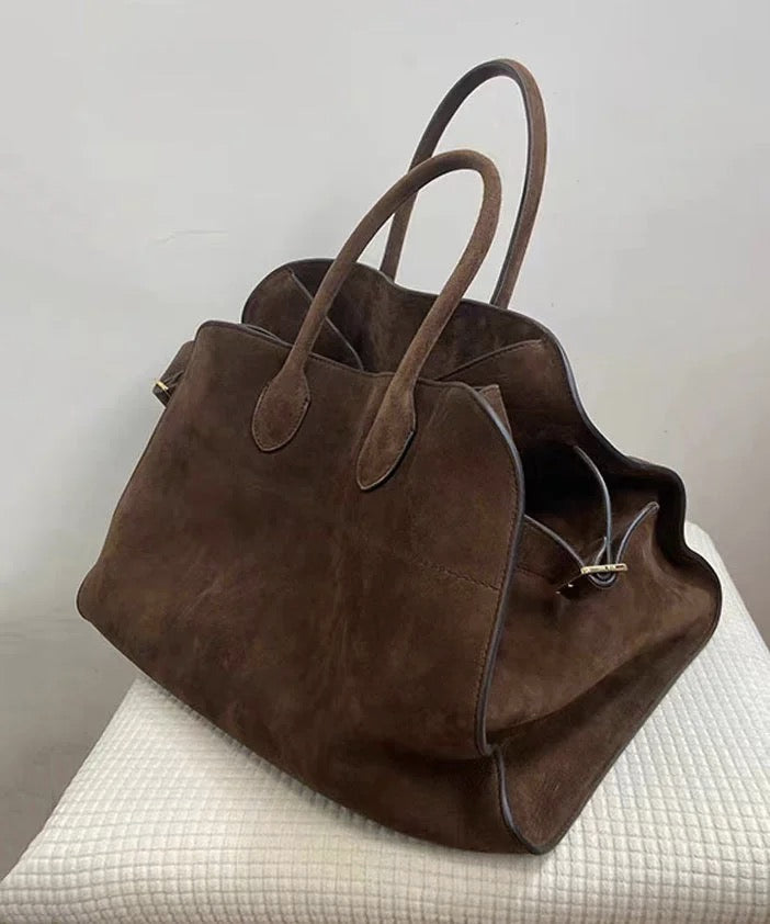 New Brown Large Capacity Capacity Handbag