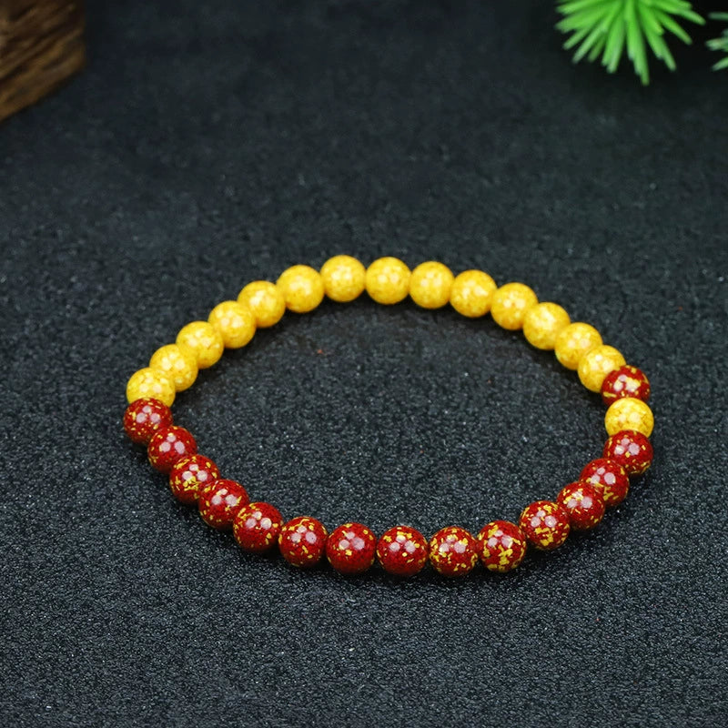 Fashionable Cinnabar Women's Versatile DIY Bracelet