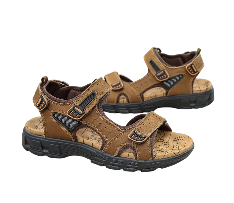 Men's Genuine Leather Outdoor Casual Sandals