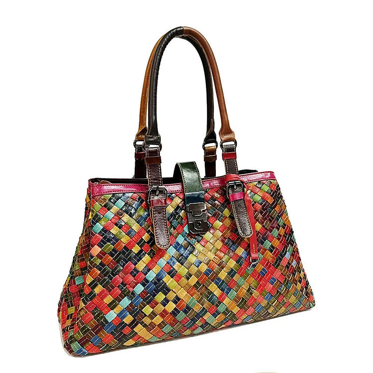 Women Multicolor Leather Handbags