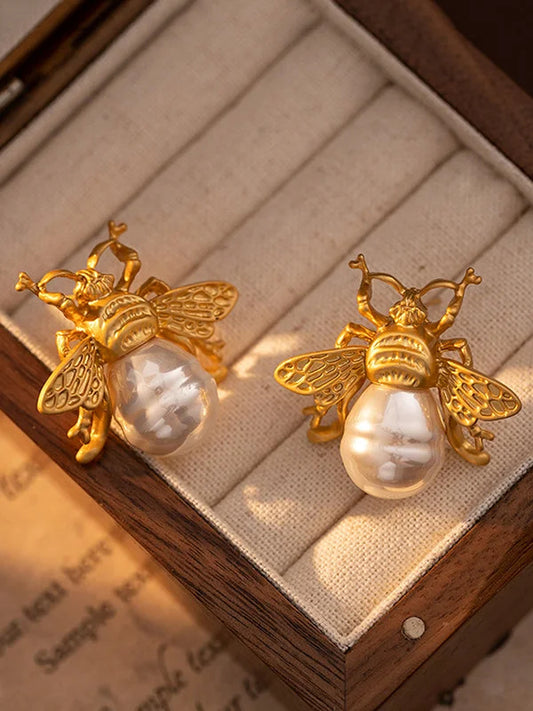 Bee Shape Earrings Accessories