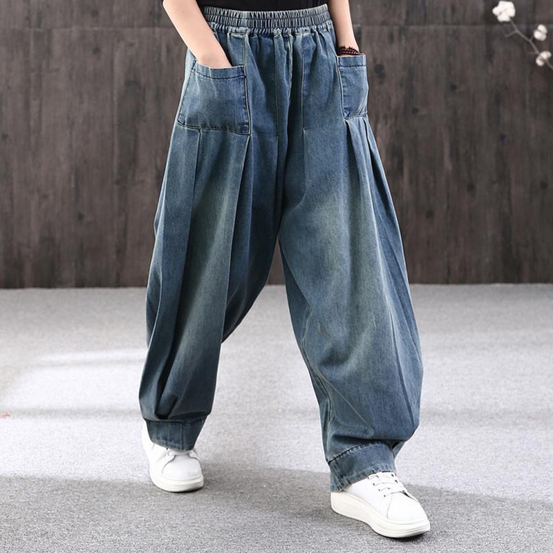 Simple Loose Jeans Pants