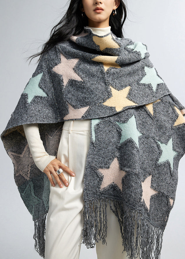 New Autumn And Winter Thick Oversized Scarf Tassel Shawl