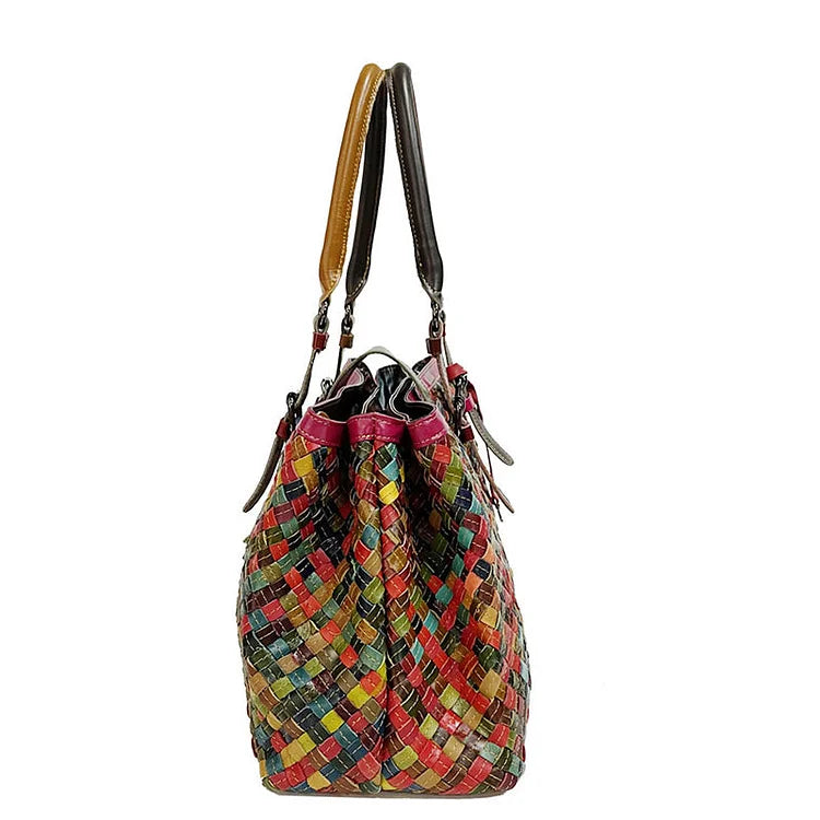 Women Multicolor Leather Handbags