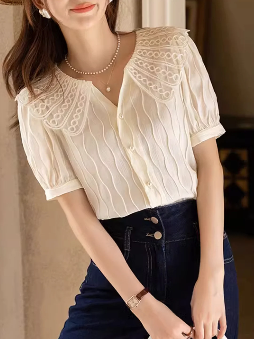 Timeless Chiffon Blouse Top