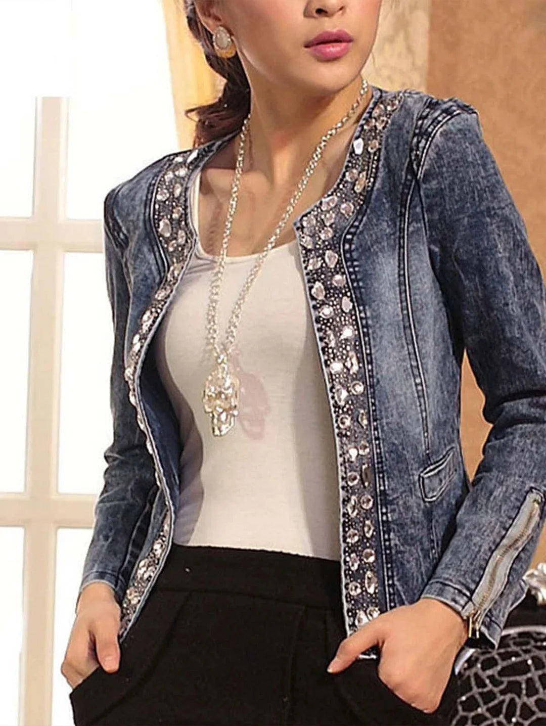 Fashion Women Denim Jacket