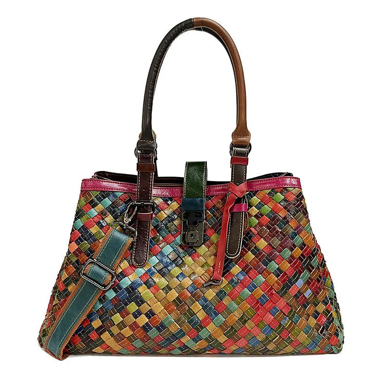 Women Multicolor Leather Handbags