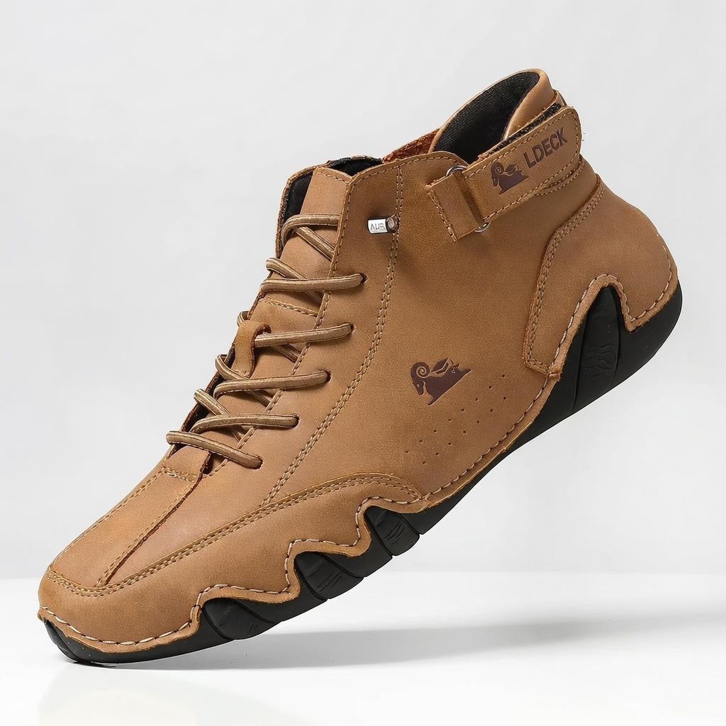 Men's High-Top Fashion Octopus Design Casual Martin Boots