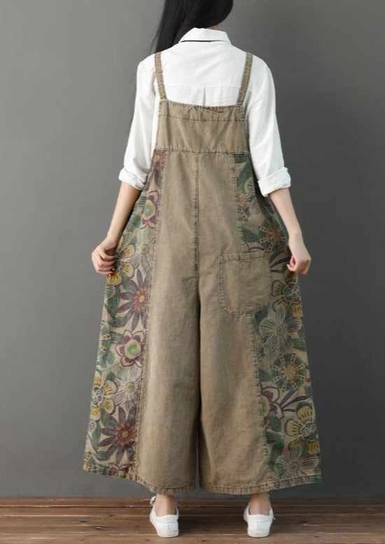 Women wide leg casual jumpsuit