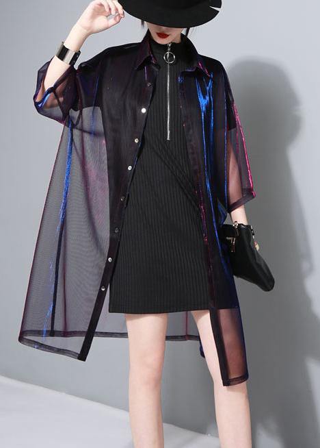 Stunning Summer Beauty Sheer Cardigan Long UV Protection Coat