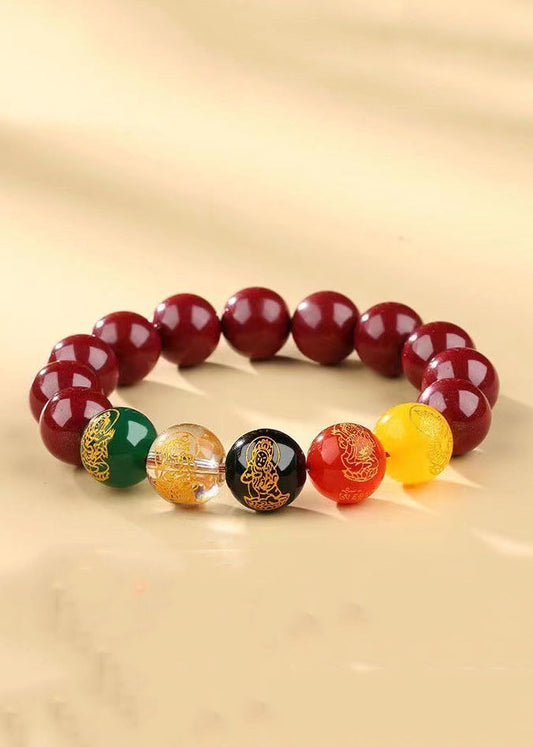 Natural Cinnabar Wealth Attracting Bracelet