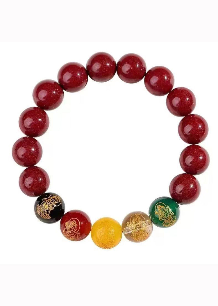 Natural Cinnabar Wealth Attracting Bracelet