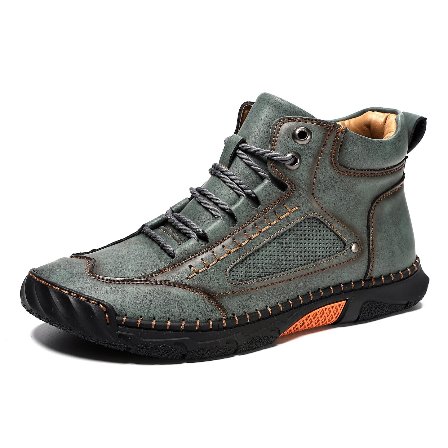 Stylish Men's High-Top Martin Boots