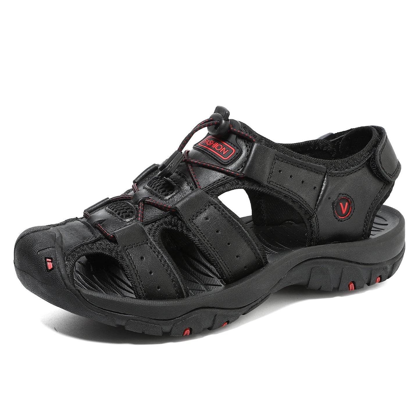 Men's Outdoor Breathable Genuine Leather Sandals