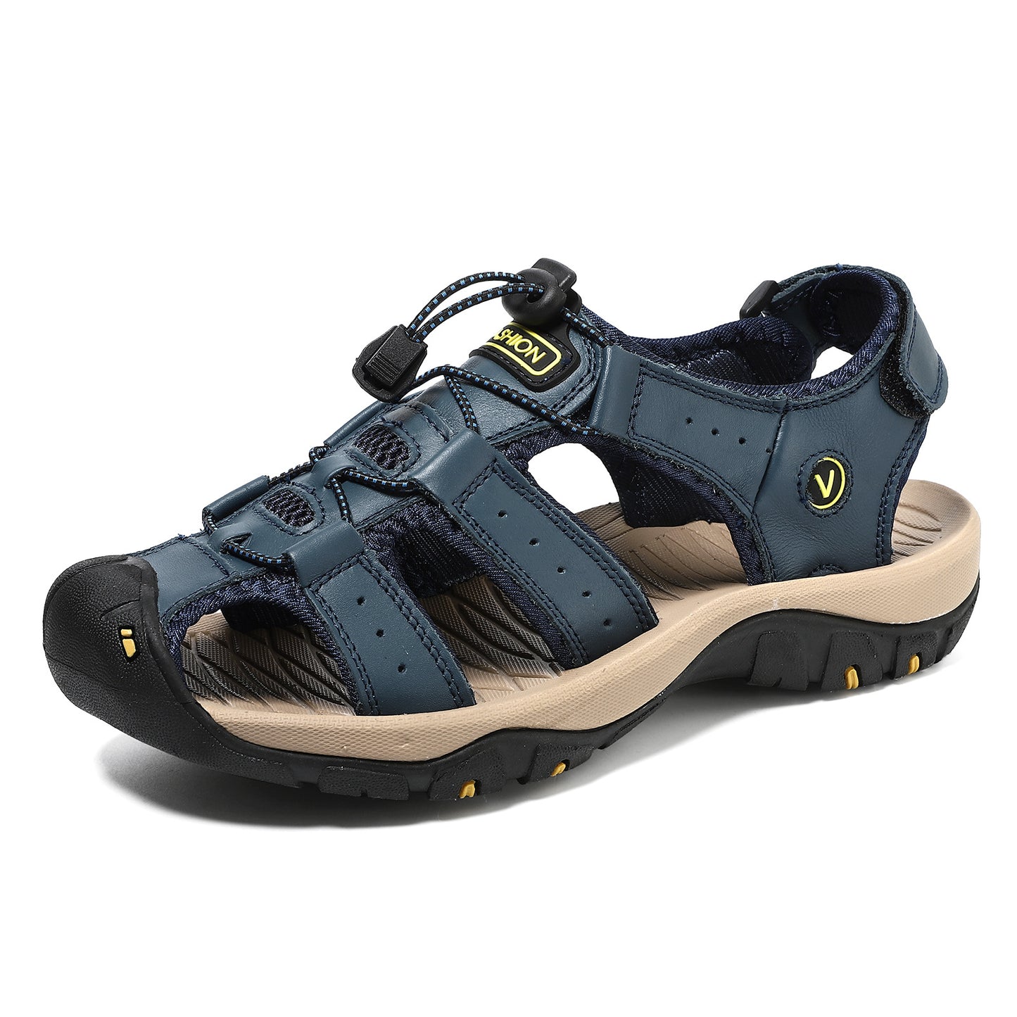 Men's Outdoor Breathable Genuine Leather Sandals