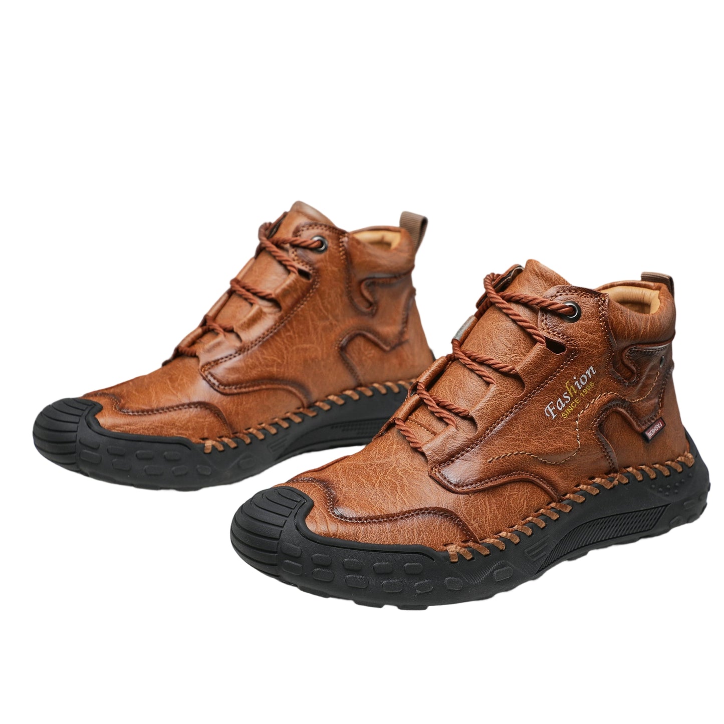 Men's Brown High Top Shoes