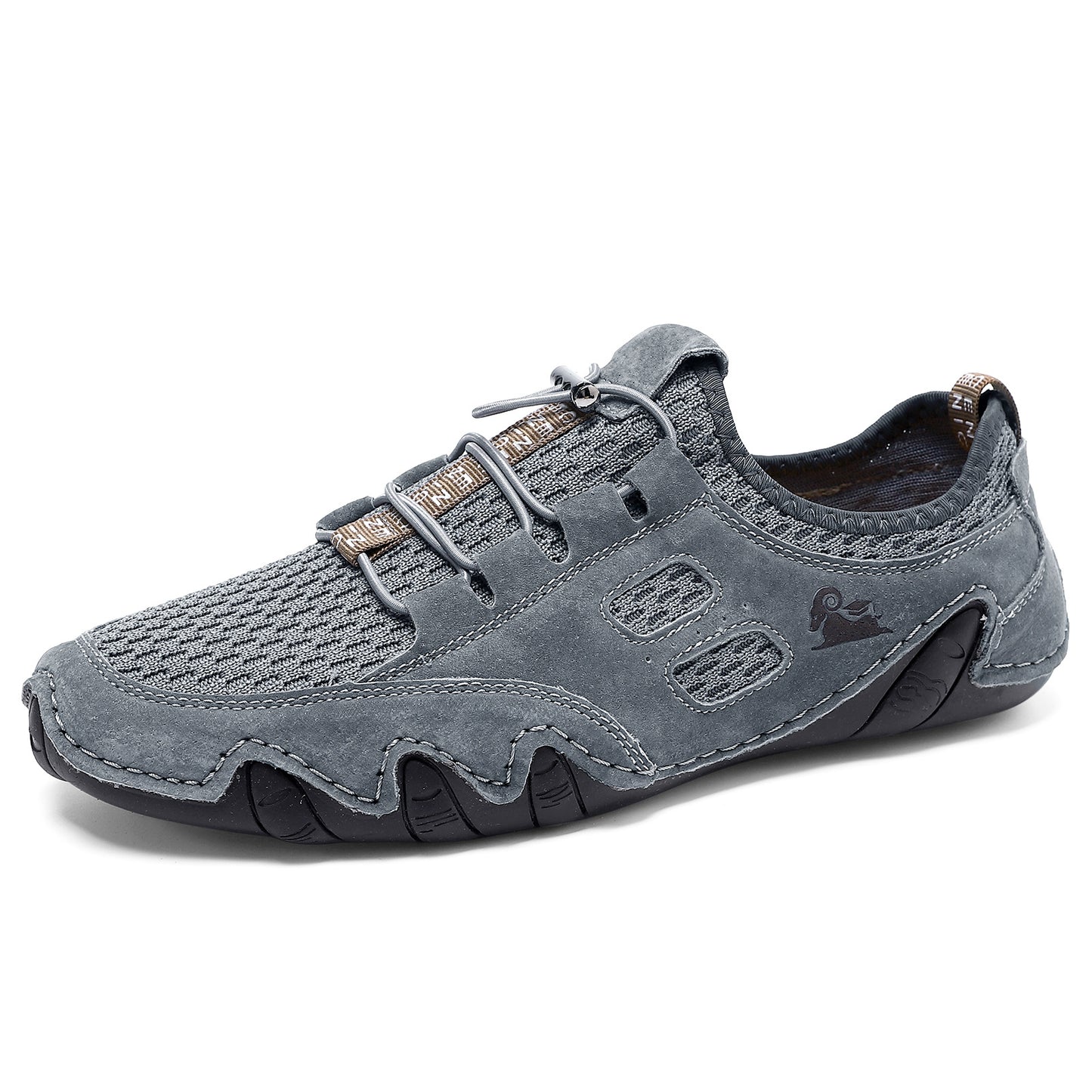 Men's Khaki Breathable Sports Shoes