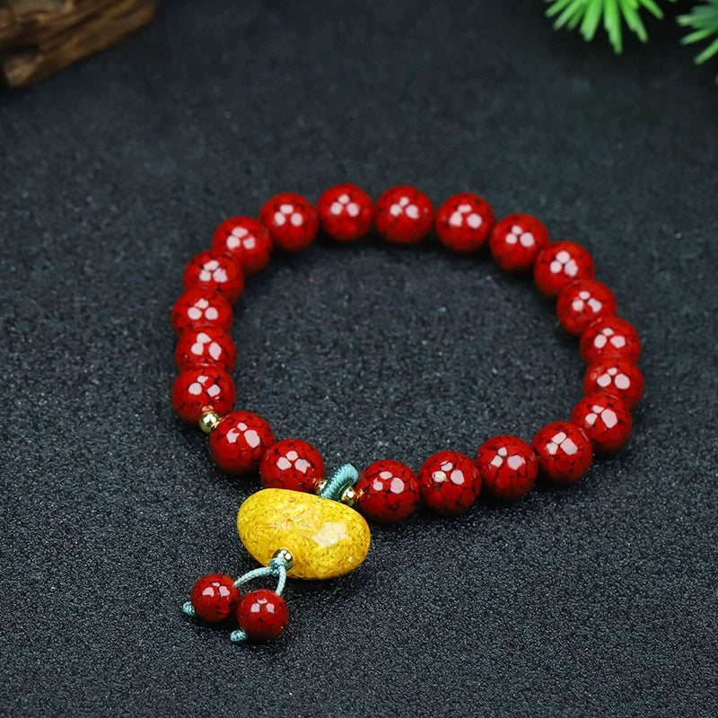 Fashionable Cinnabar Women's Versatile DIY Bracelet