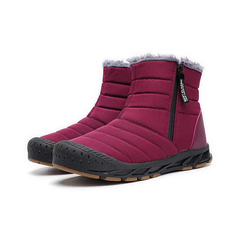 Men's Winter Black Warm Snow Boots