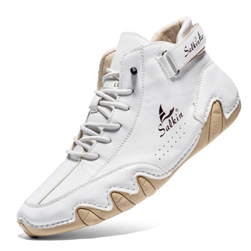 Men's High-Top Octopus Pattern Martin Boots