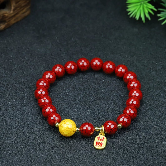 Fashionable Cinnabar Women's Versatile DIY Bracelet