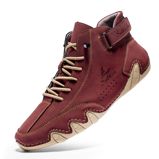 Men's High-Top Octopus Pattern Martin Boots