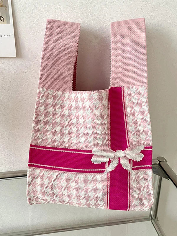 Printed Woven Handbag Bags Accessories