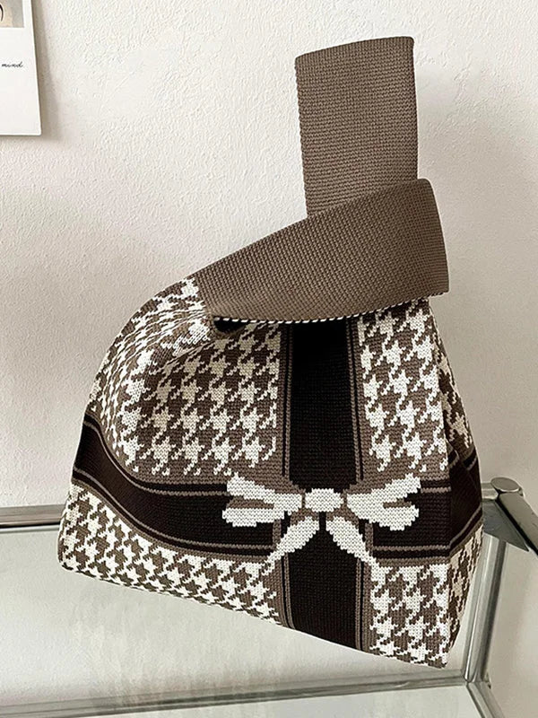 Printed Woven Handbag Bags Accessories