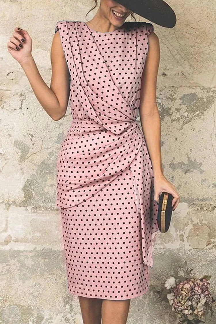 Sexy Print Patchwork O Neck Pencil Dresses