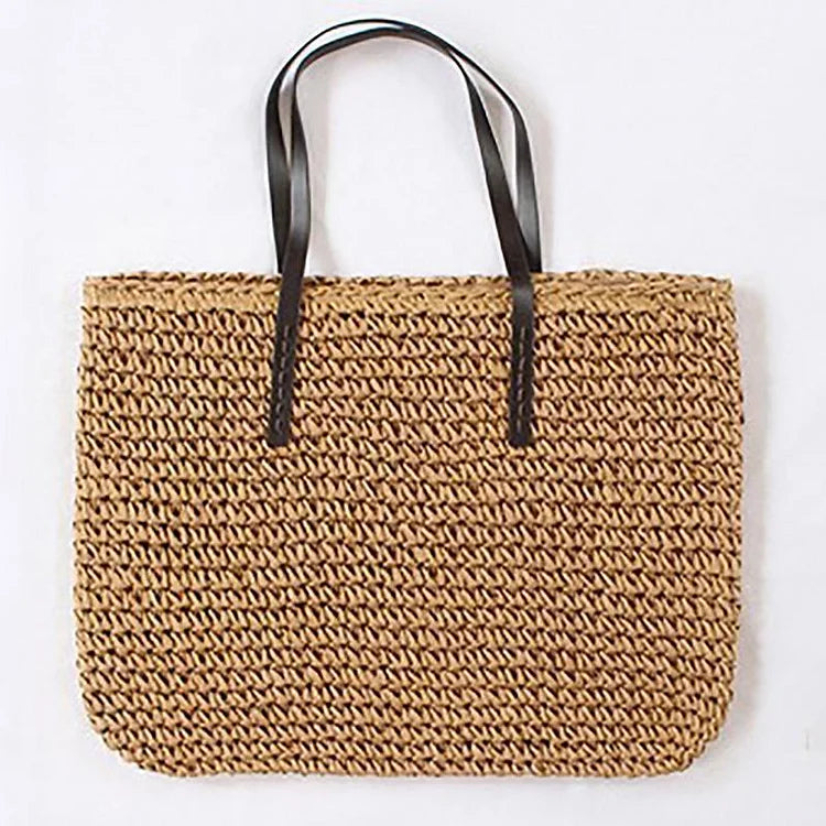 Summer Beach Sea Straw Weave Shoulder Bag