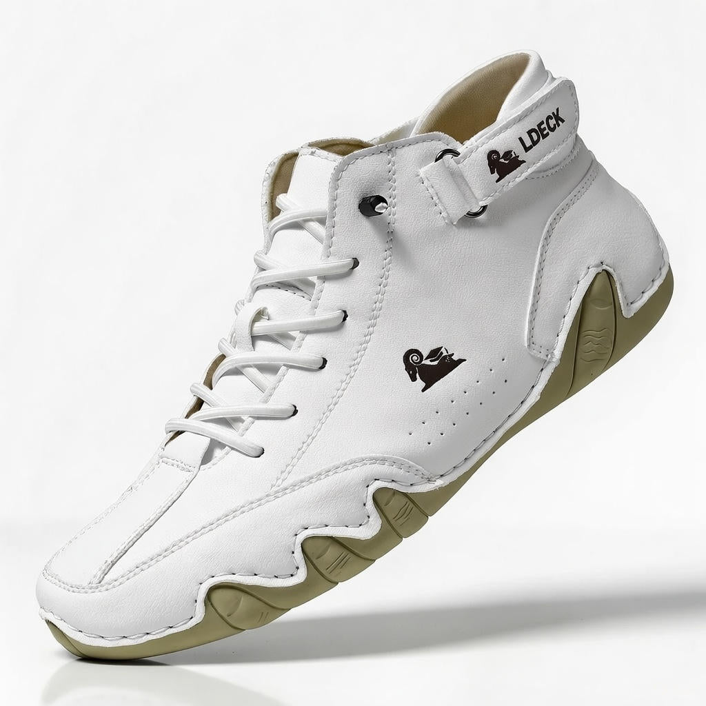 Men's High-Top Fashion Octopus Design Casual Martin Boots