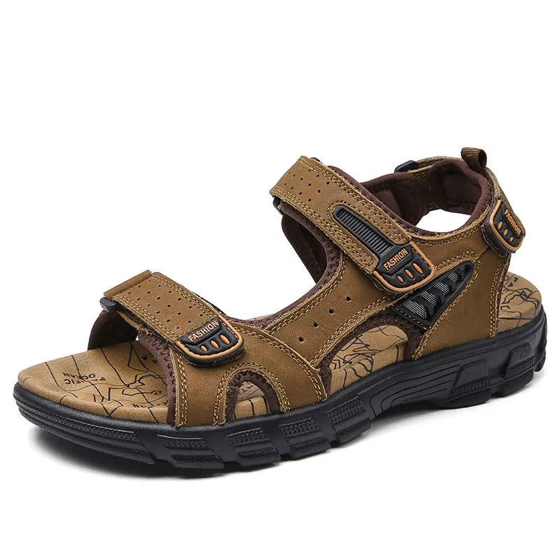 Men's Genuine Leather Outdoor Casual Sandals