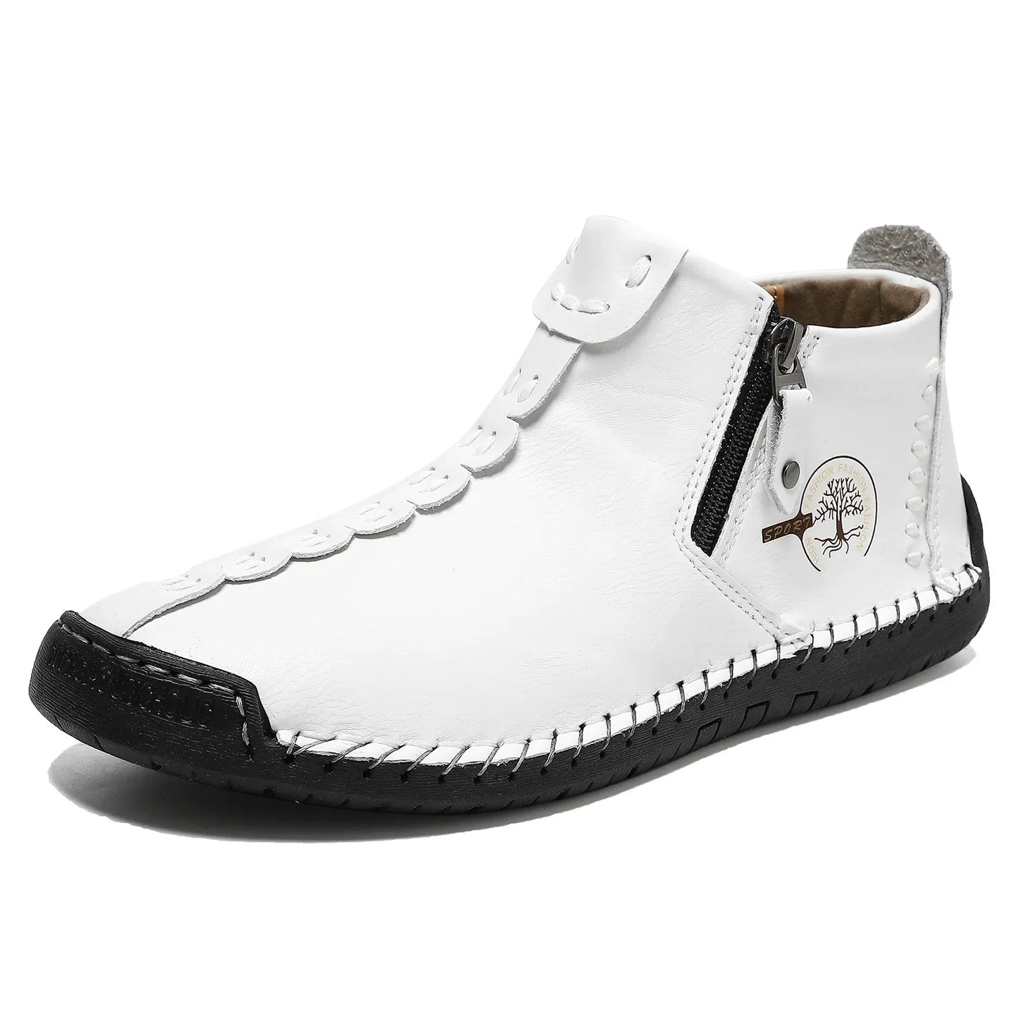 Men's Stylish Casual Martin Boots Zip Closure