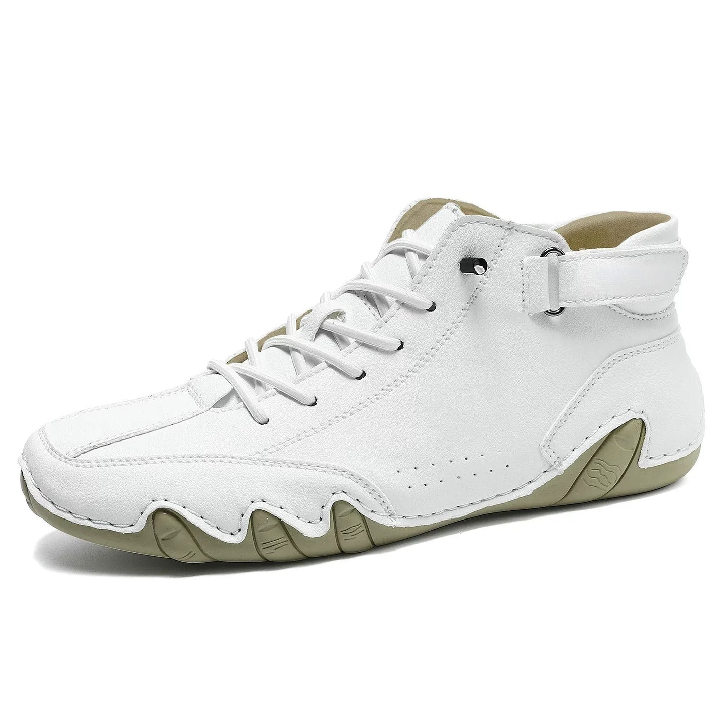 Men's Leather Thick Bottom Hiking Boots