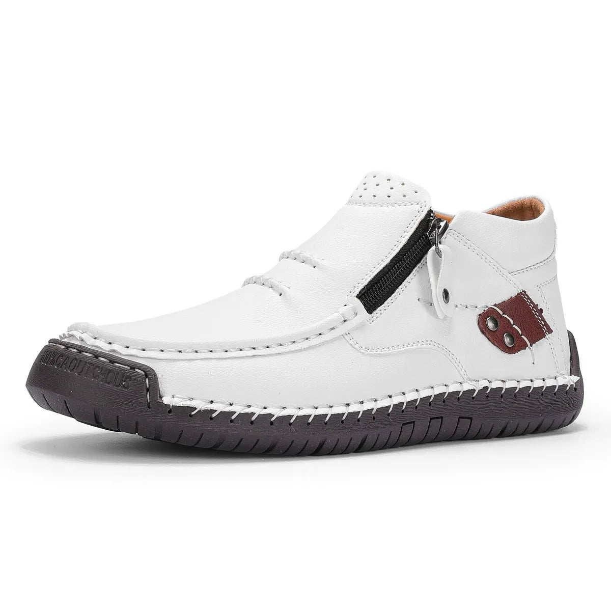 Men's Zipper Retro High-Top Martin Boots