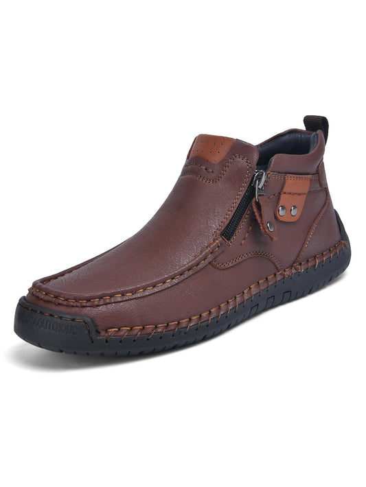 Men's Stylish Casual Brown Martin Boots