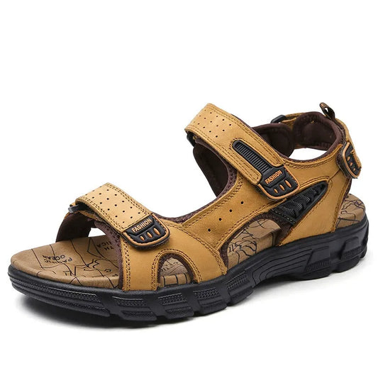 Men's Genuine Leather Outdoor Casual Sandals
