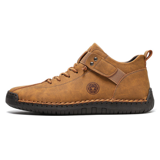 Men's Woven Stitching Outdoor Casual Martens Boots