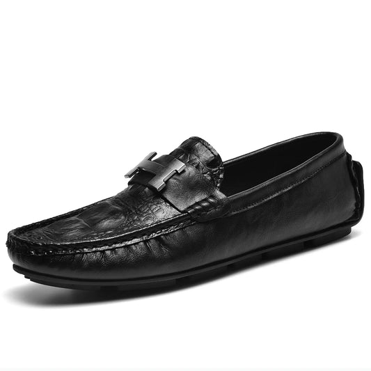 Men's British Style Casual Genuine Leather Shoes