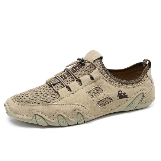 Men's Khaki Breathable Sports Shoes