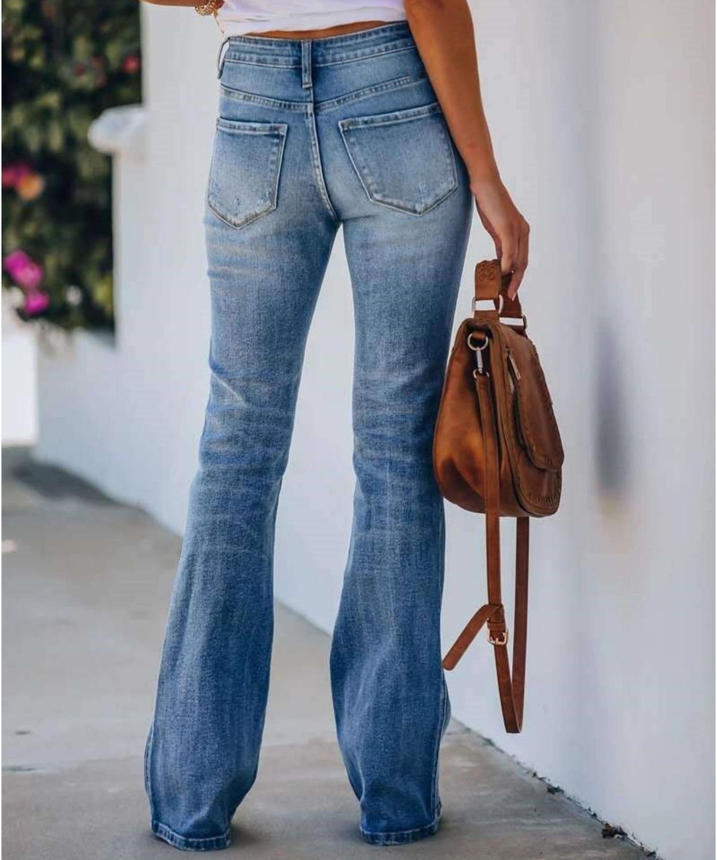 Stretch Bootcut Denim Pants