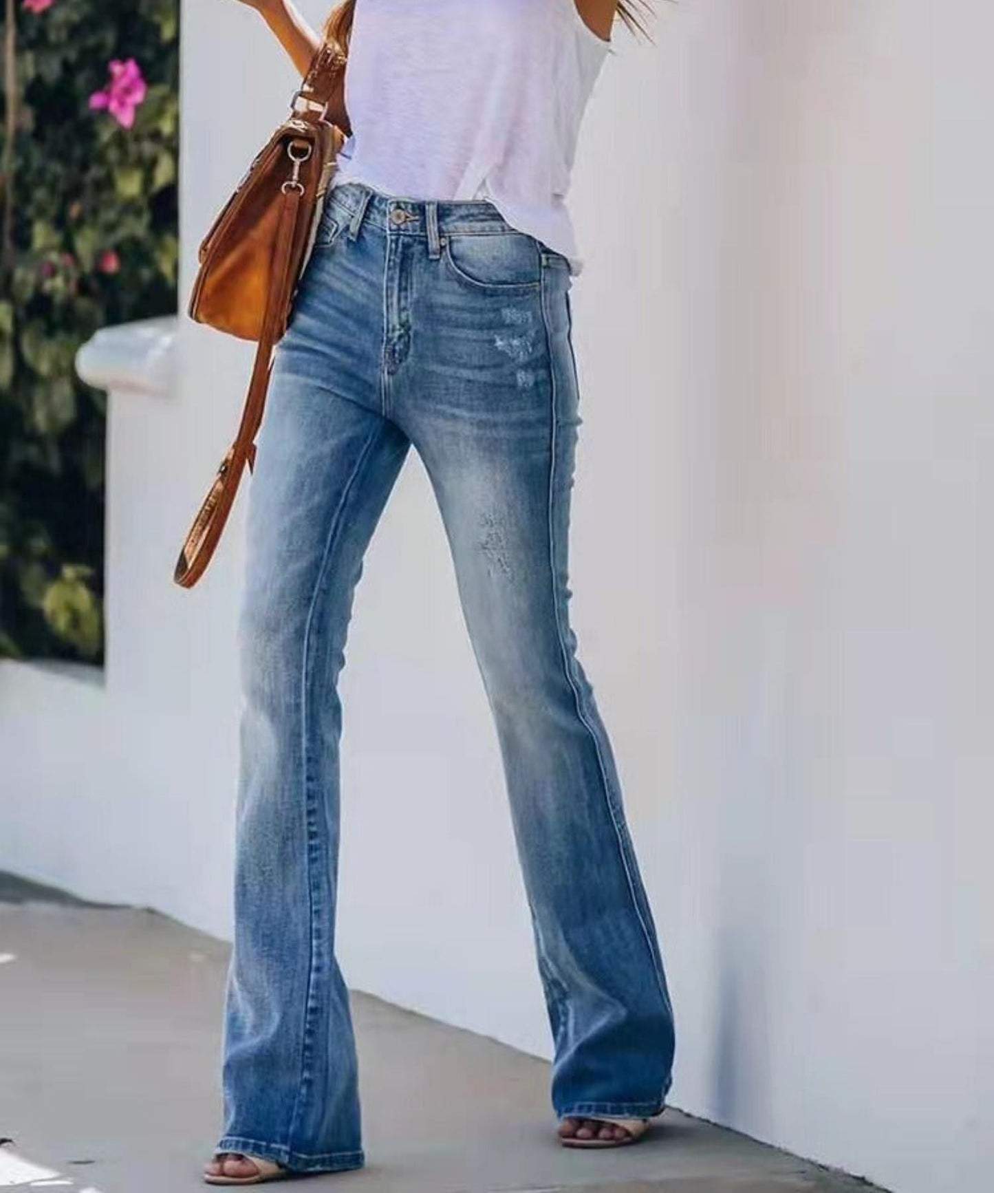 Stretch Bootcut Denim Pants